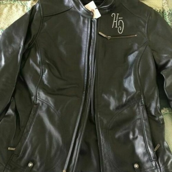 HARLEY DAVIDSON SHADOW VALLEY Leather BLING - Picture 3 of 7